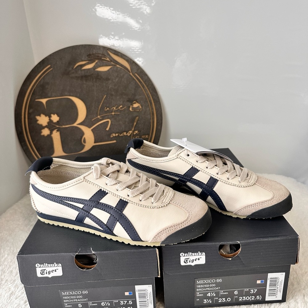 Onitsuka Tiger by Asics Mexico 66 Sneakers - Cream and Black